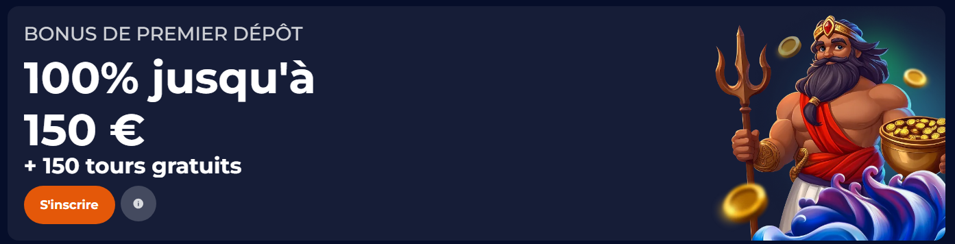 Bonus sul primo deposito di Nine Casino