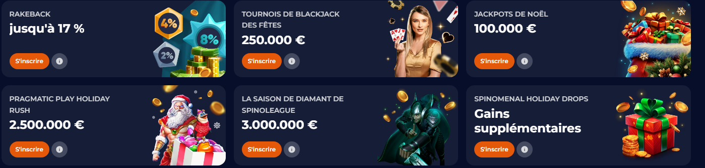 Jackpot di Natale del Nine casino